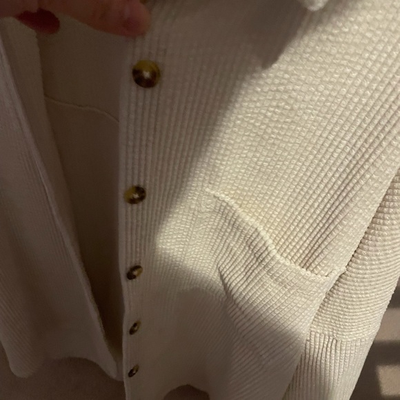 White Stradivarius Boyfriend Cord - Picture 2 of 3